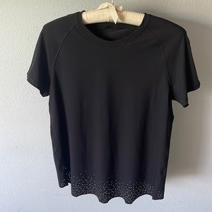 Lululemon Open Back Black Top